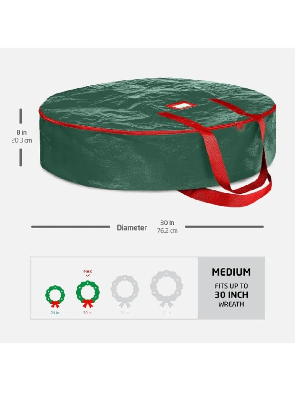 Holiday Gift Wrap Storage Organizer & Wreath Storage Bag NWT